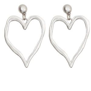Handmade pewter Heart necklace